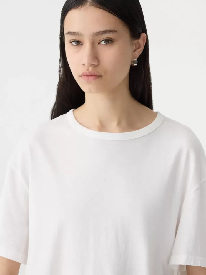 New Bassike Boyfriend Heritage S/S T.Shirt - White