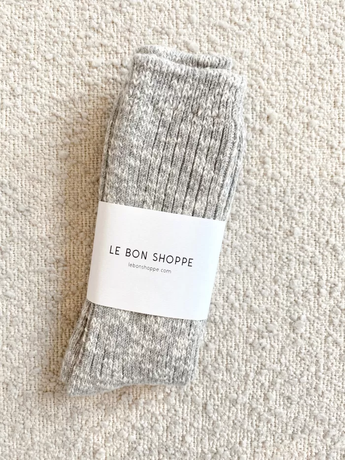 Discount Le Bon Shoppe Cottage Socks - Heather Grey