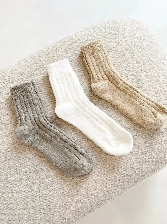Discount Le Bon Shoppe Cottage Socks - Heather Grey