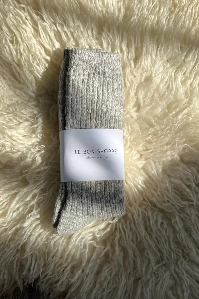 Discount Le Bon Shoppe Cottage Socks - Heather Grey