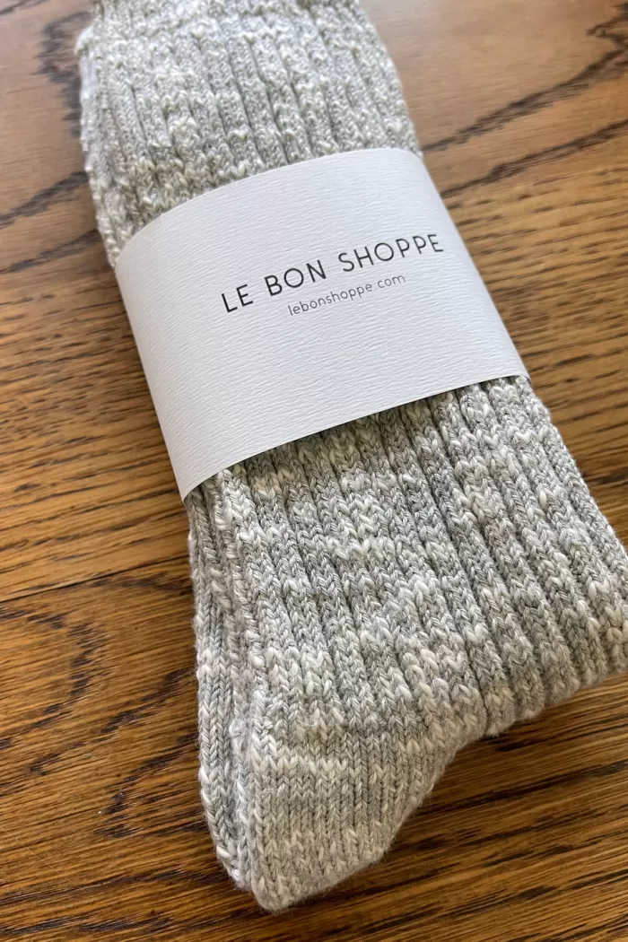 Discount Le Bon Shoppe Cottage Socks - Heather Grey