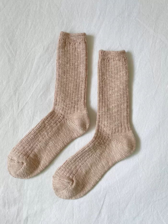 Shop Le Bon Shoppe Cottage Socks - Peachy Keen