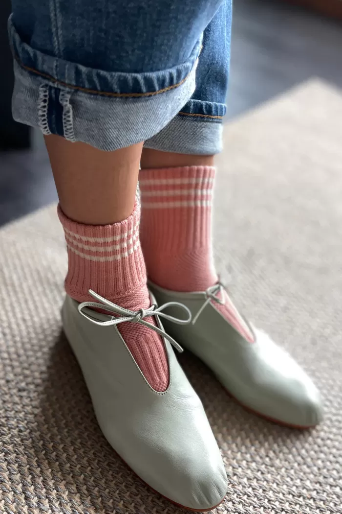 girlfriend_socks__salmon_3-1.webp Online Le Bon Shoppe Girlfriend Socks - Salmon