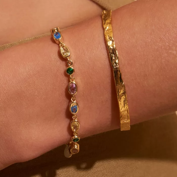 Flash Sale Arms of Eve Isadora Gold Bracelet - Multi