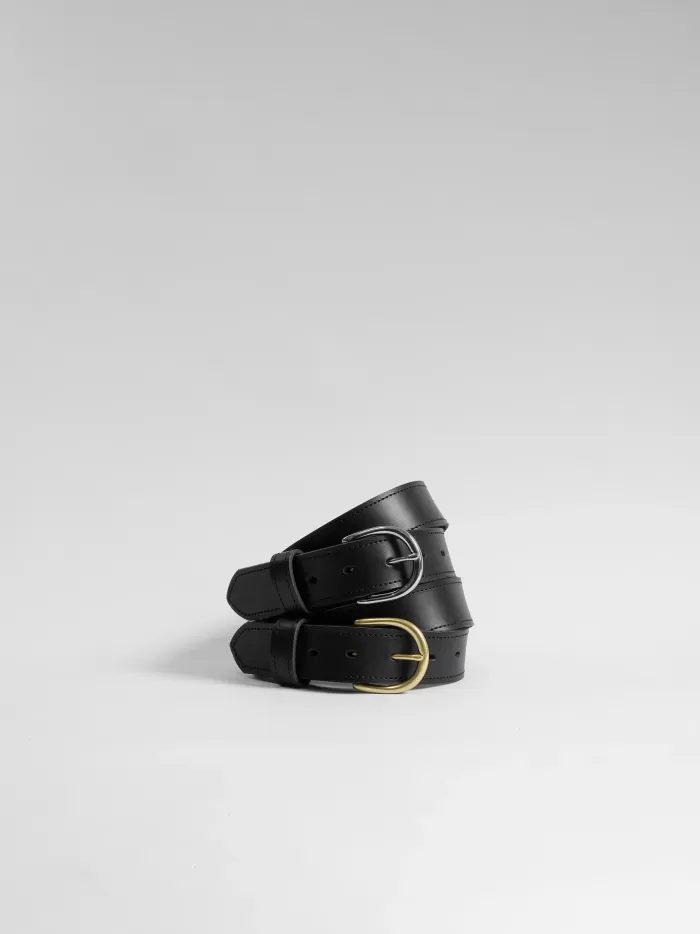 maya_slim_belt__silver_2-1.webp Discount The Lair Maya Slim Belt - Silver