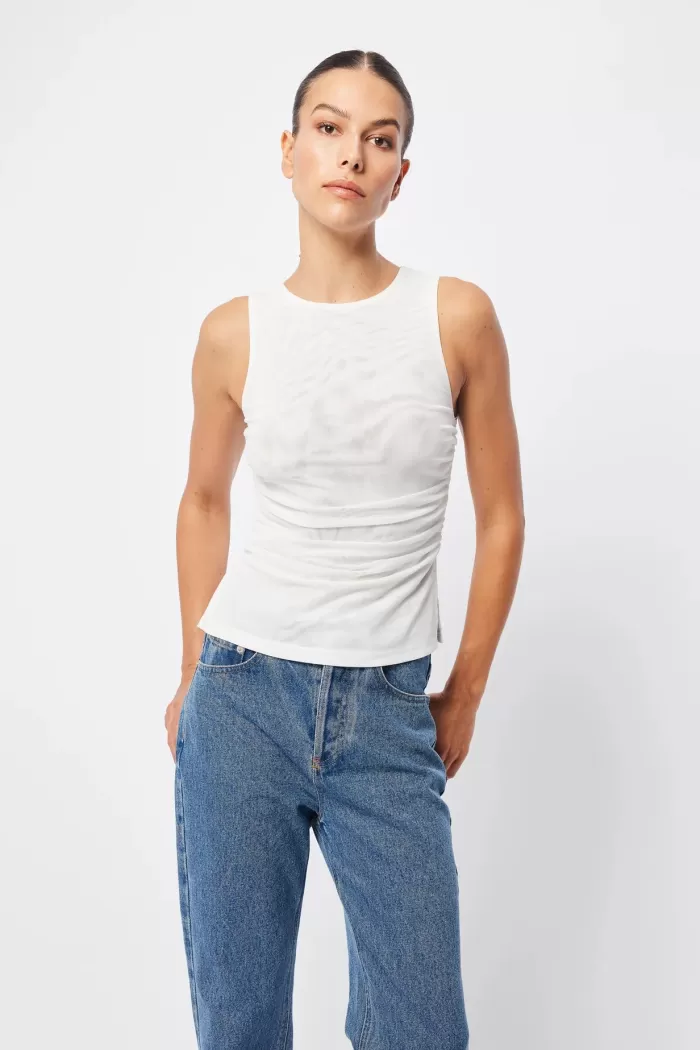 Best Sale Mossman Rebound Top - White