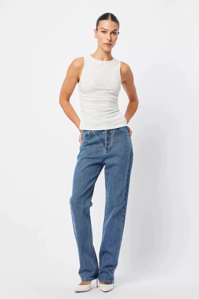 Best Sale Mossman Rebound Top - White