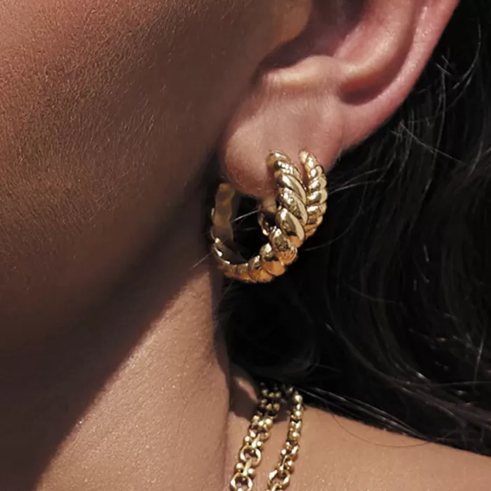 Online Arms of Eve Tilly Gold Hoop Earrings