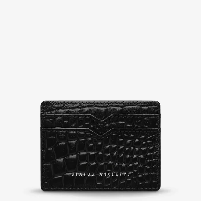 Outlet Status Anxiety Together For Now - Black Croc Emboss